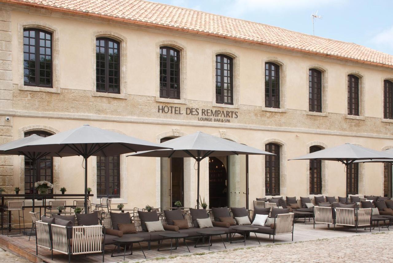 Boutique Hotel Des Remparts & Spa Aigues-Mortes Bagian luar foto
